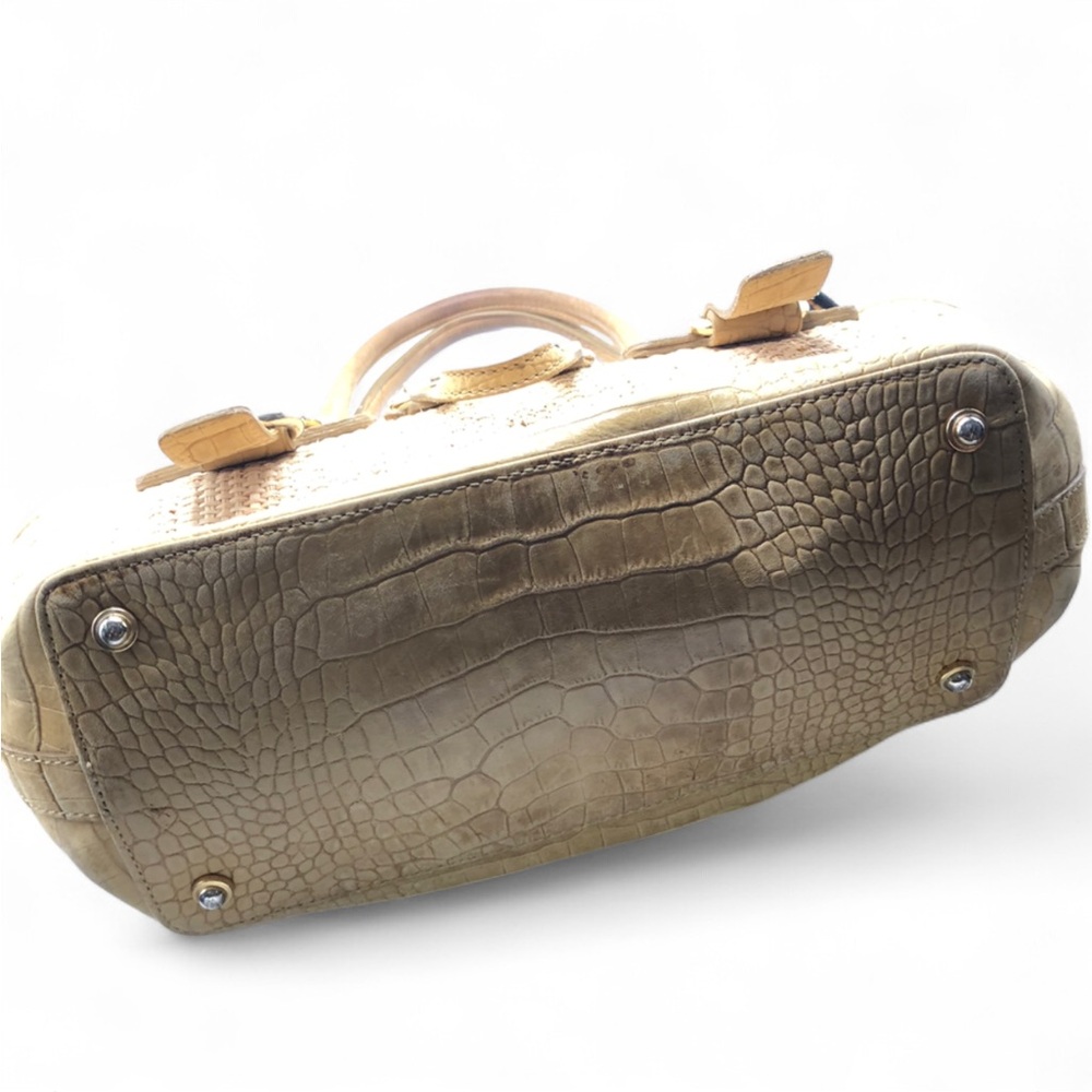 Stuart Weitzman Satchel Woven Raffia Bag - Picture 7 of 10